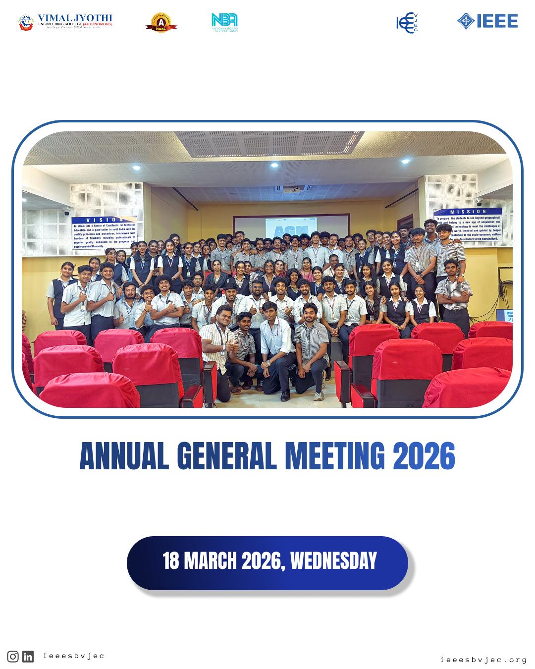 Annual General Meeting 2026 Poster